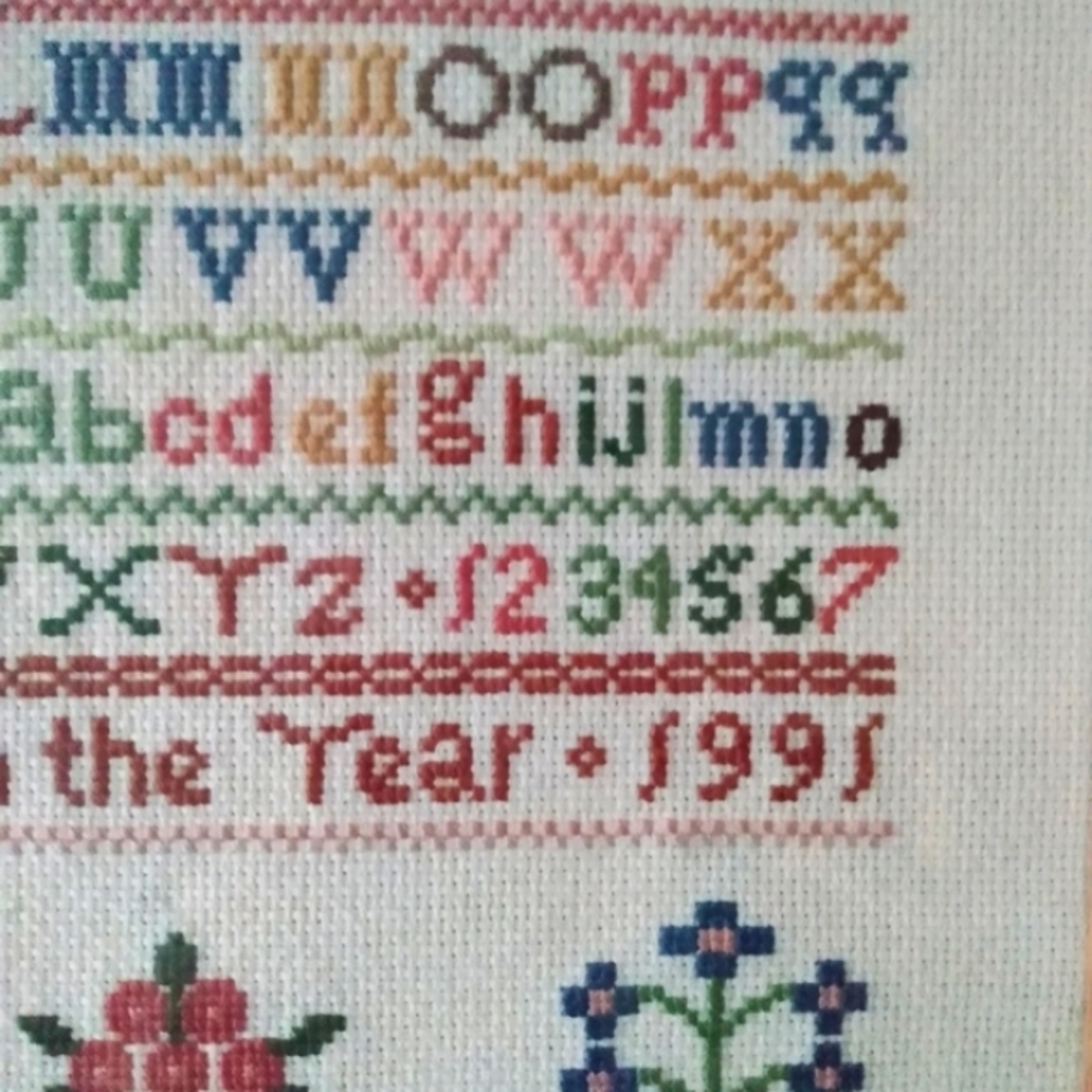 ABC sampler Needlepoint - Picture 6 of 13